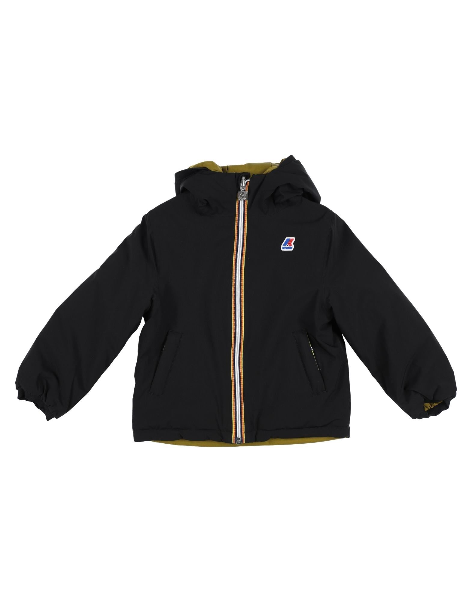 K-way Teen Lightweight Hooded Jacket In Black