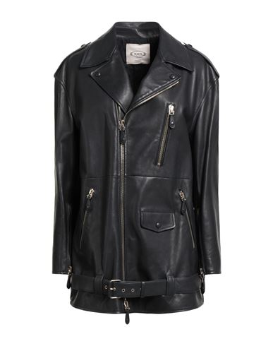 Tod's Woman Jacket Black Size 6 Calfskin