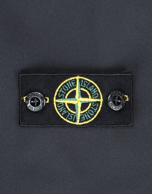 stone island badge shell jacket