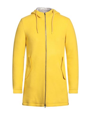 Herno Man Coat Yellow Size 36 Virgin Wool, Polyamide