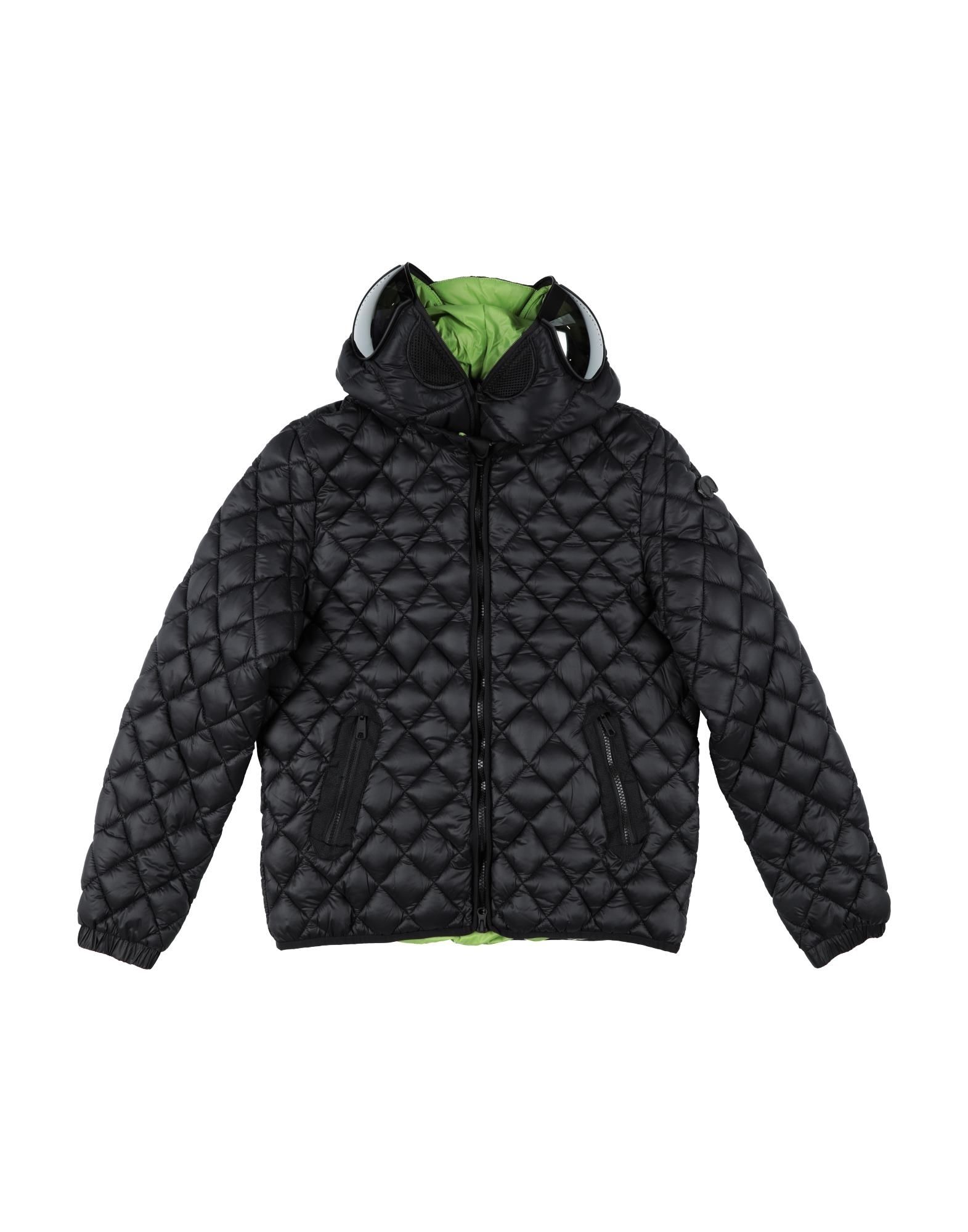 Ai Riders On The Storm Kids' Synthetic Down Jackets In Black
