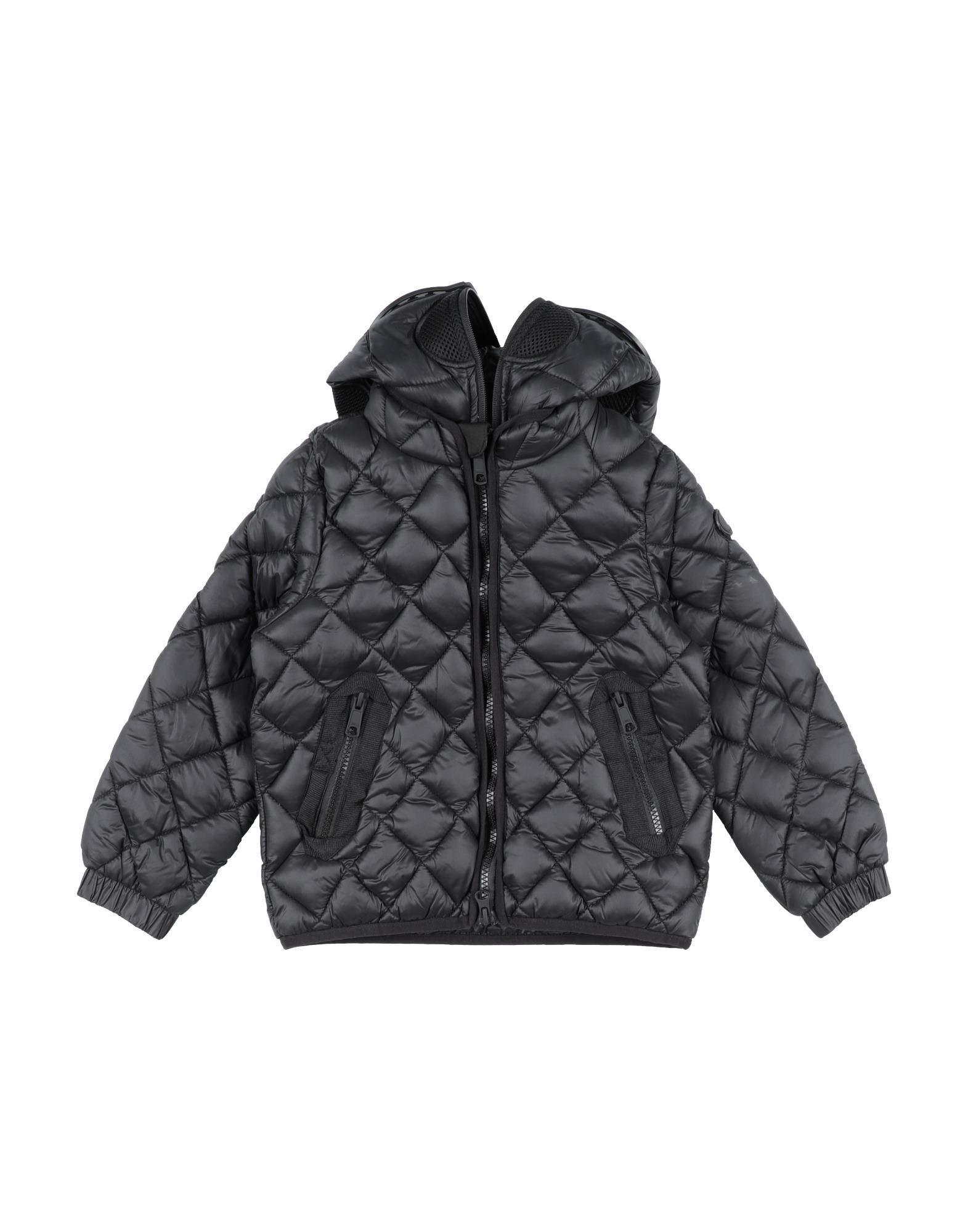 Ai Riders On The Storm Kids' Synthetic Down Jackets In Black