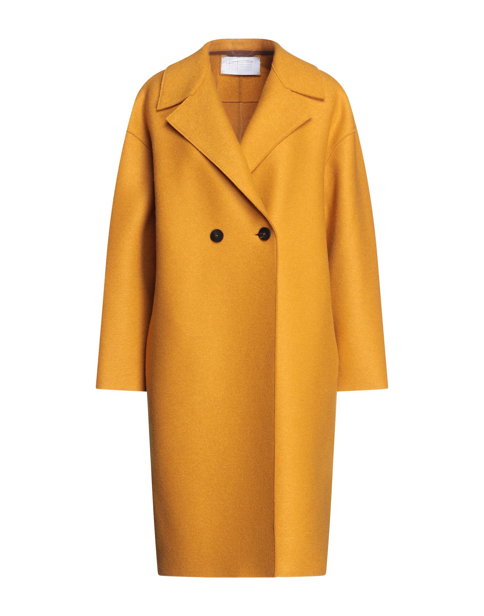 Harris Wharf London Coats In Ocher