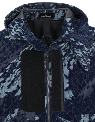 stone island shadow project blue jacket