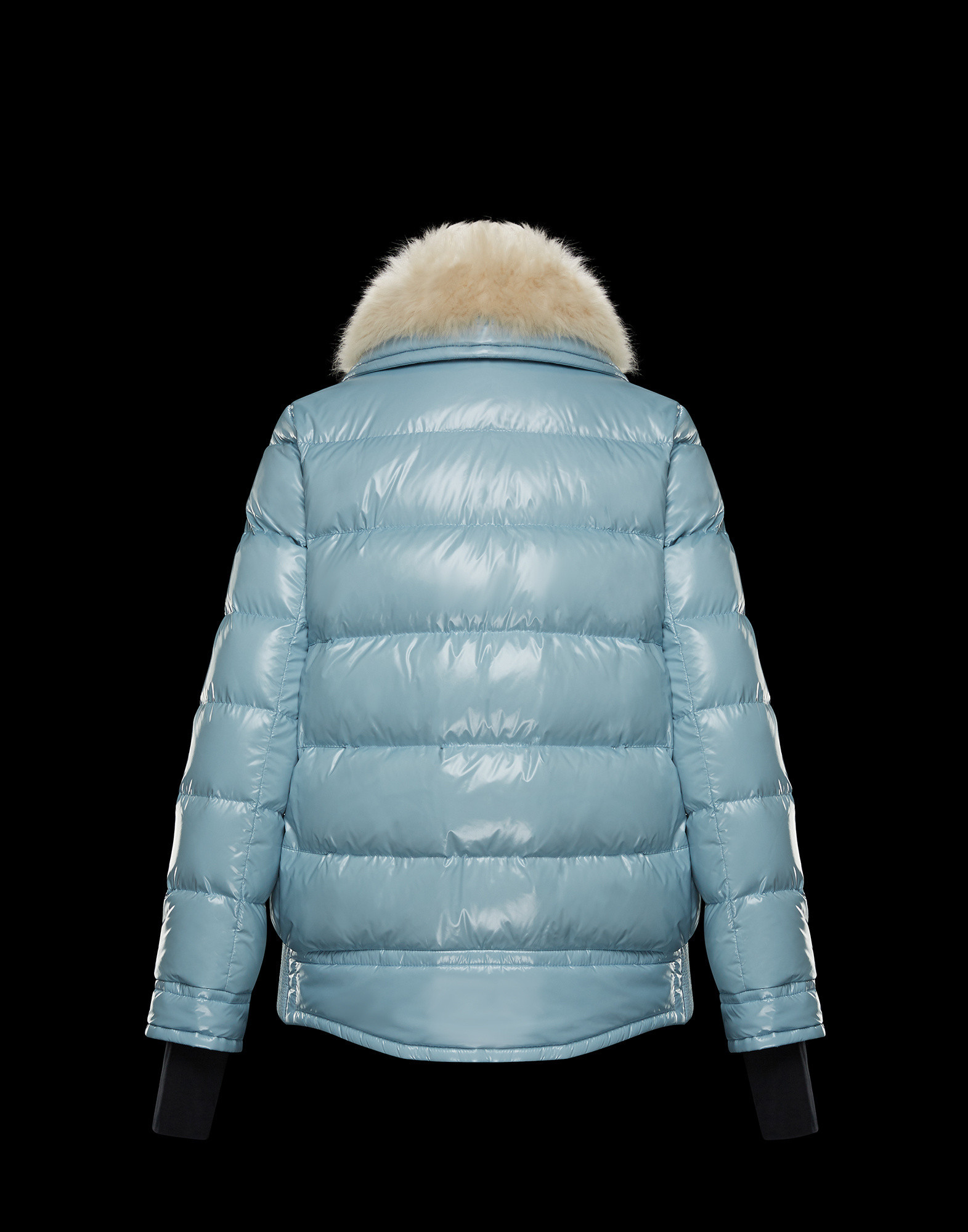 short moncler with fur