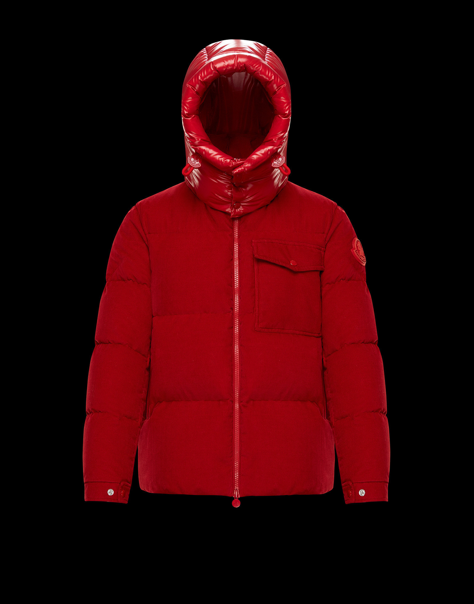 moncler red windbreaker