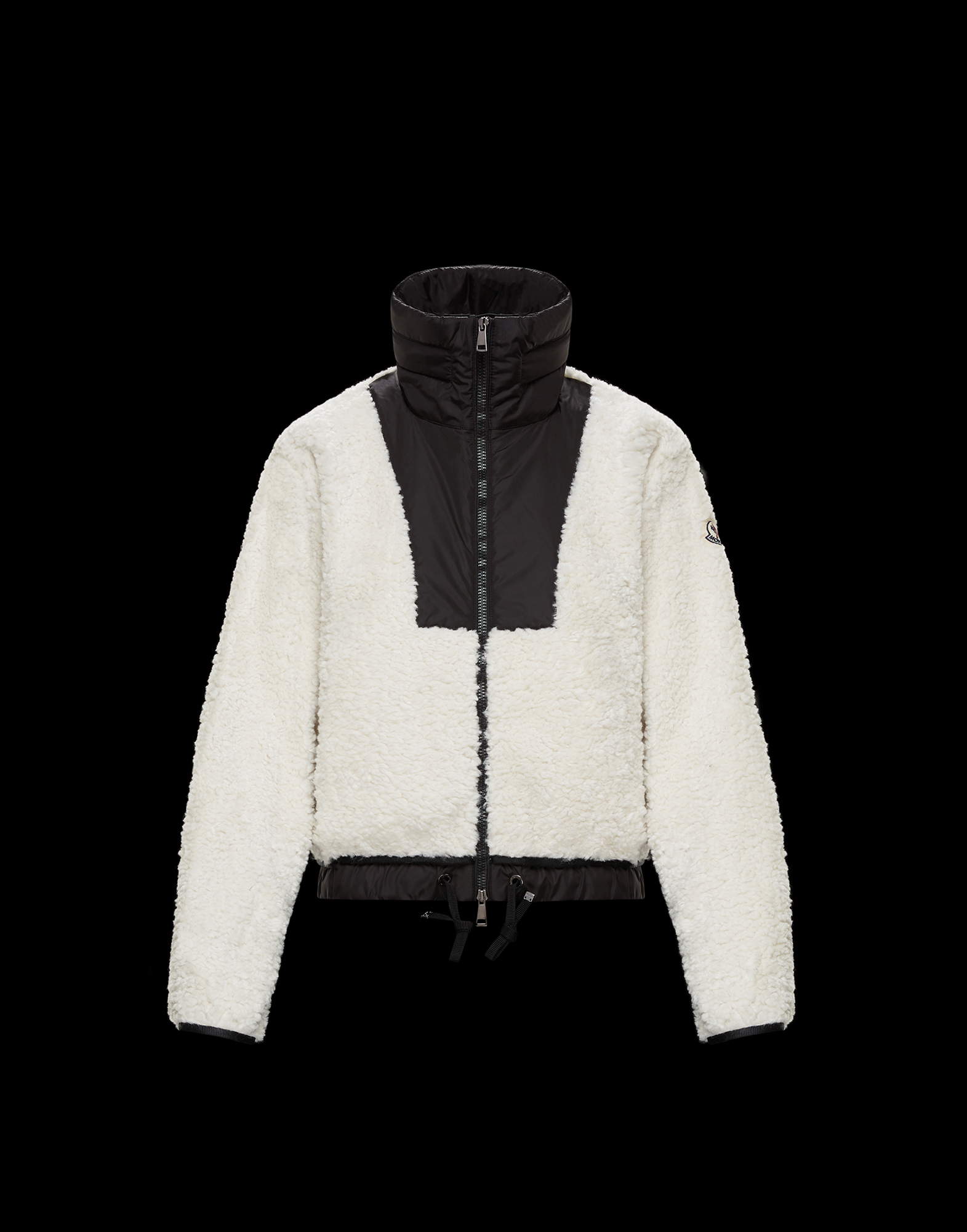 Moncler HOODED CARDIGAN for Woman, ZIP 