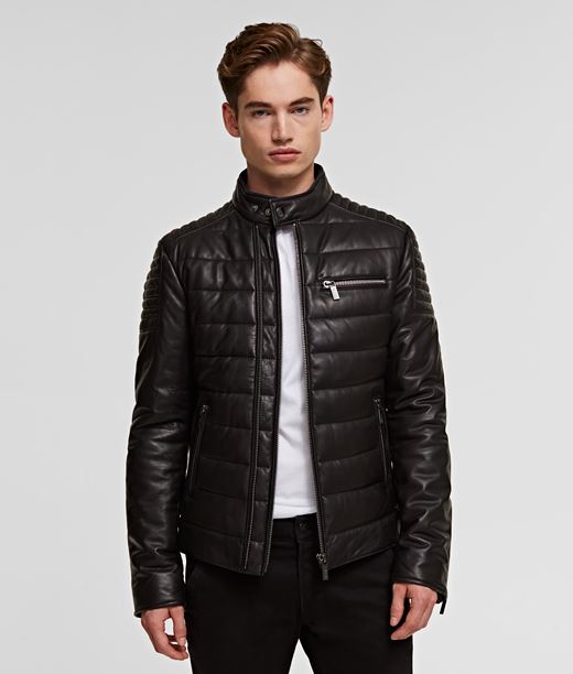 Image of Leather Biker Jacket