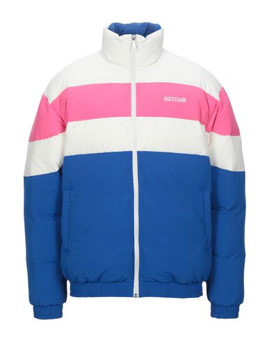 Shop Asics Tiger Man Puffer White Size Xl Polyamide