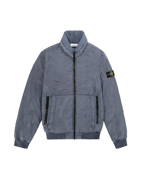 Jacket Man 40833 GARMENT DYED CRINKLE REPS NY - PRIMALOFT Front STONE ISLAND TEEN