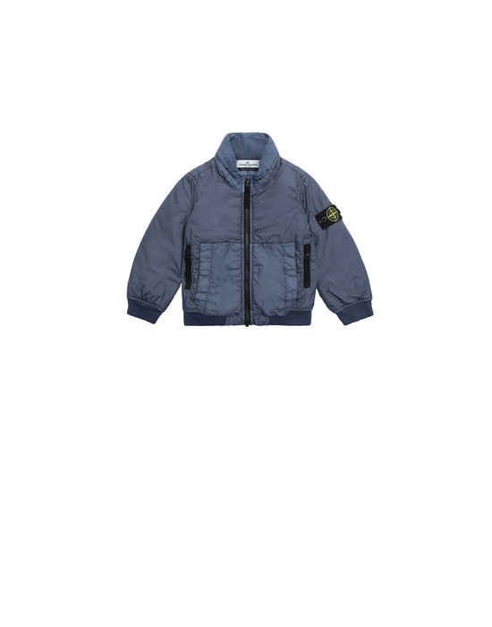 Jacket Man 40833 GARMENT DYED CRINKLE REPS NY - PRIMALOFT Front STONE ISLAND BABY