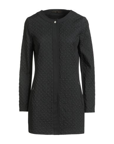 Moorer Woman Overcoat & Trench Coat Black Size 8 Polyamide, Polyurethane, Elastane