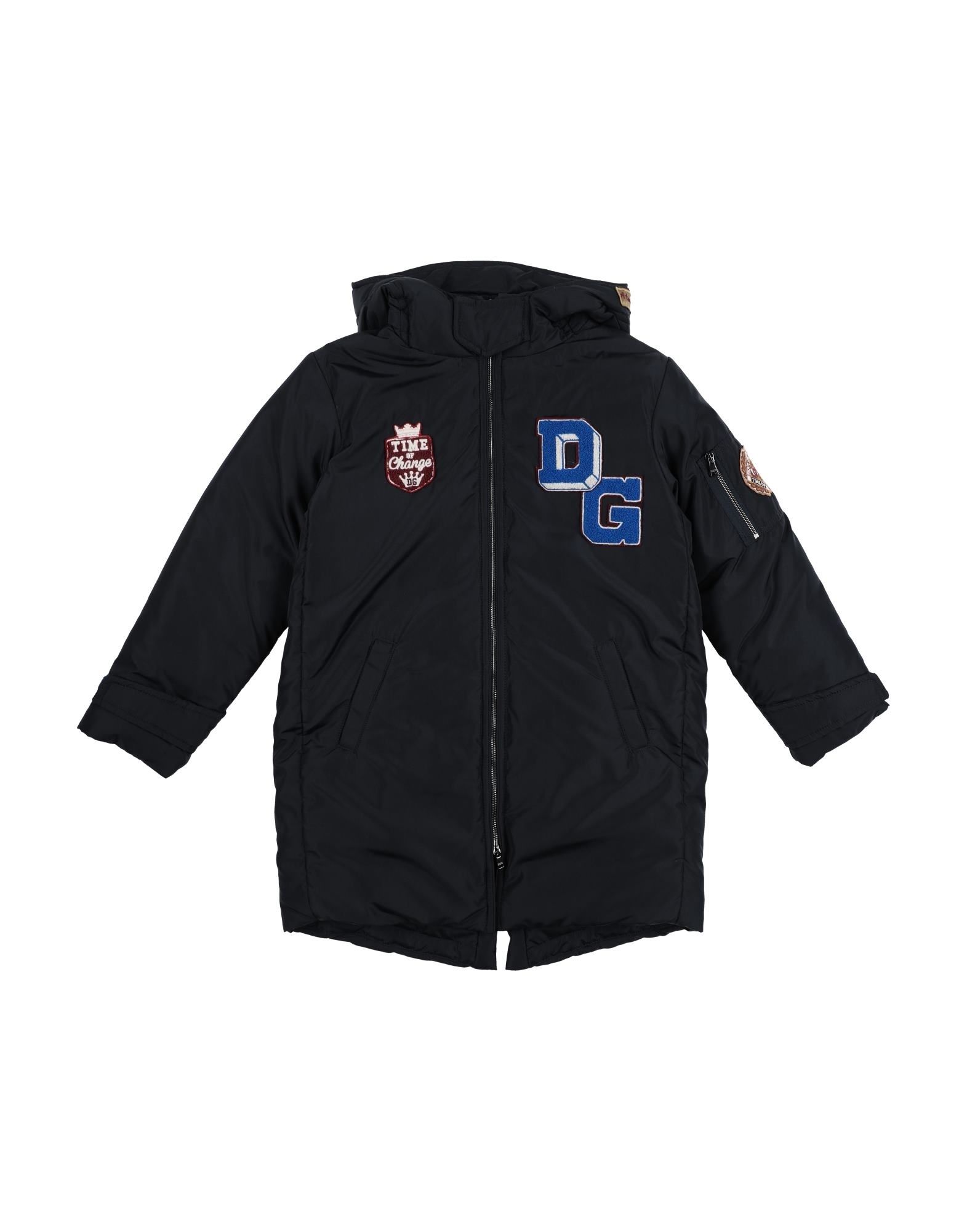 Dolce & Gabbana Down Jackets In Blue