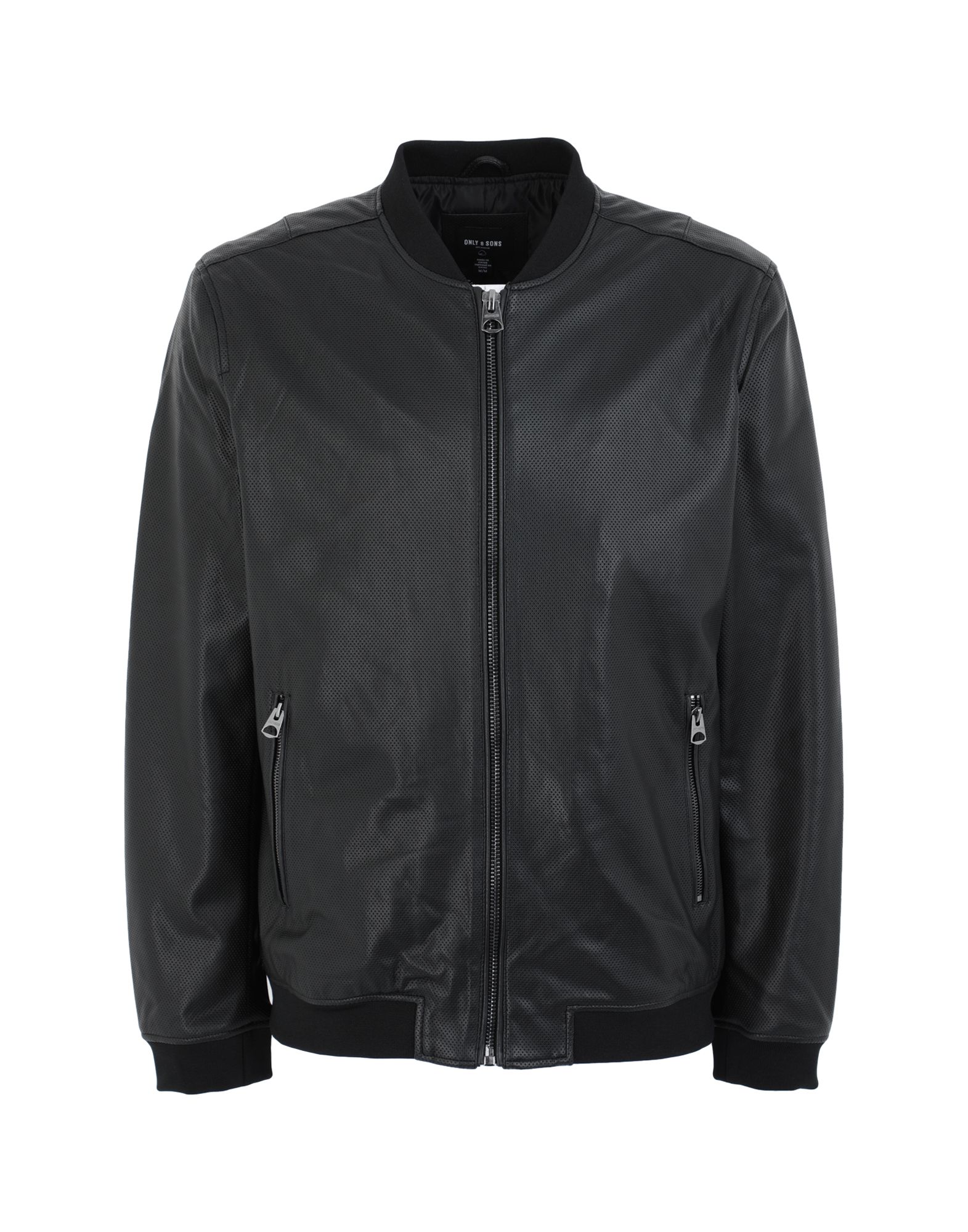 only & sons leather jacket