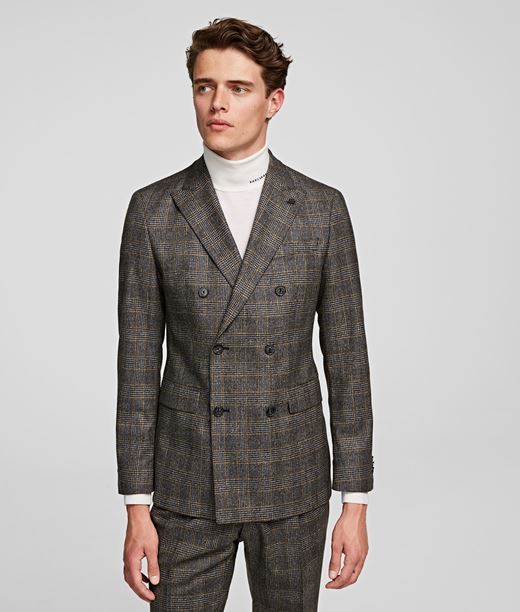 Image of Plaid Suit Jacket