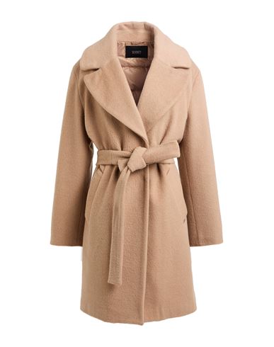 Seventy Venezia Woman Coat Camel Size 12 Wool, Polyamide, Alpaca Wool, Mohair Wool In Brown