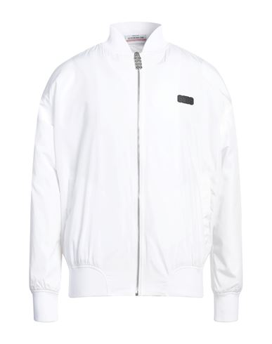 Gcds Man Jacket White Size M Polyester, Polyamide, Elastane