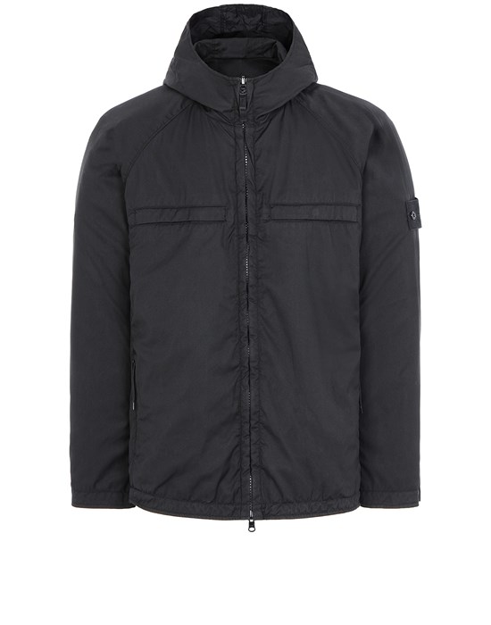 Sold out - STONE ISLAND 441F1 GHOST PIECE_STRETCH WOOL NYLON<br>REVERSIBILE  Blouson Homme Noir