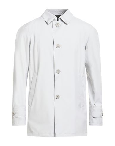 Herno Man Overcoat & Trench Coat Light Grey Size 40 Polyester, Polyamide, Elastane