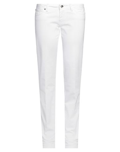 Jacob Cohёn Woman Jeans White Size 31 Cotton, Elastane