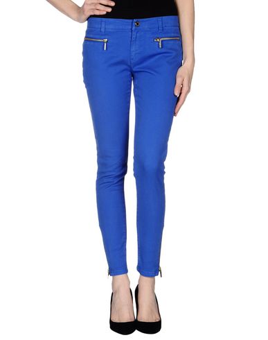 Woman Jeans Azure Size 0 Cotton, Spandex