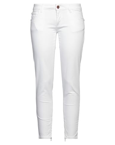 Frankie Morello Woman Denim pants Light purple Size 27 Cotton, Elastane