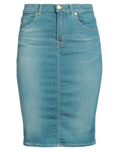 Jacob Cohёn Woman Denim skirt Blue Size 27 Cotton, Polyamide, Elastane