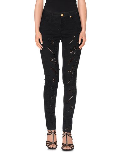 Woman Jeans Black Size 12 Cotton, Lyocell, Elastane