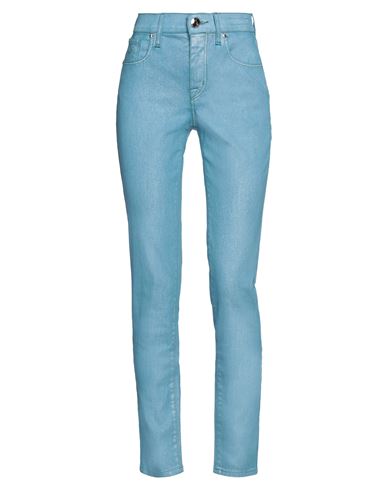 Woman Jeans Blue Size 30 Cotton, Elastomultiester, Elastane