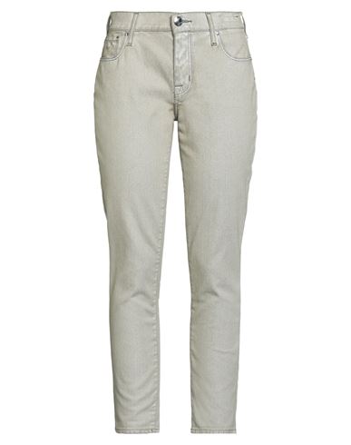 Jacob Cohёn Woman Jeans Khaki Size 30 Cotton, Polyester, Resin, Elastane