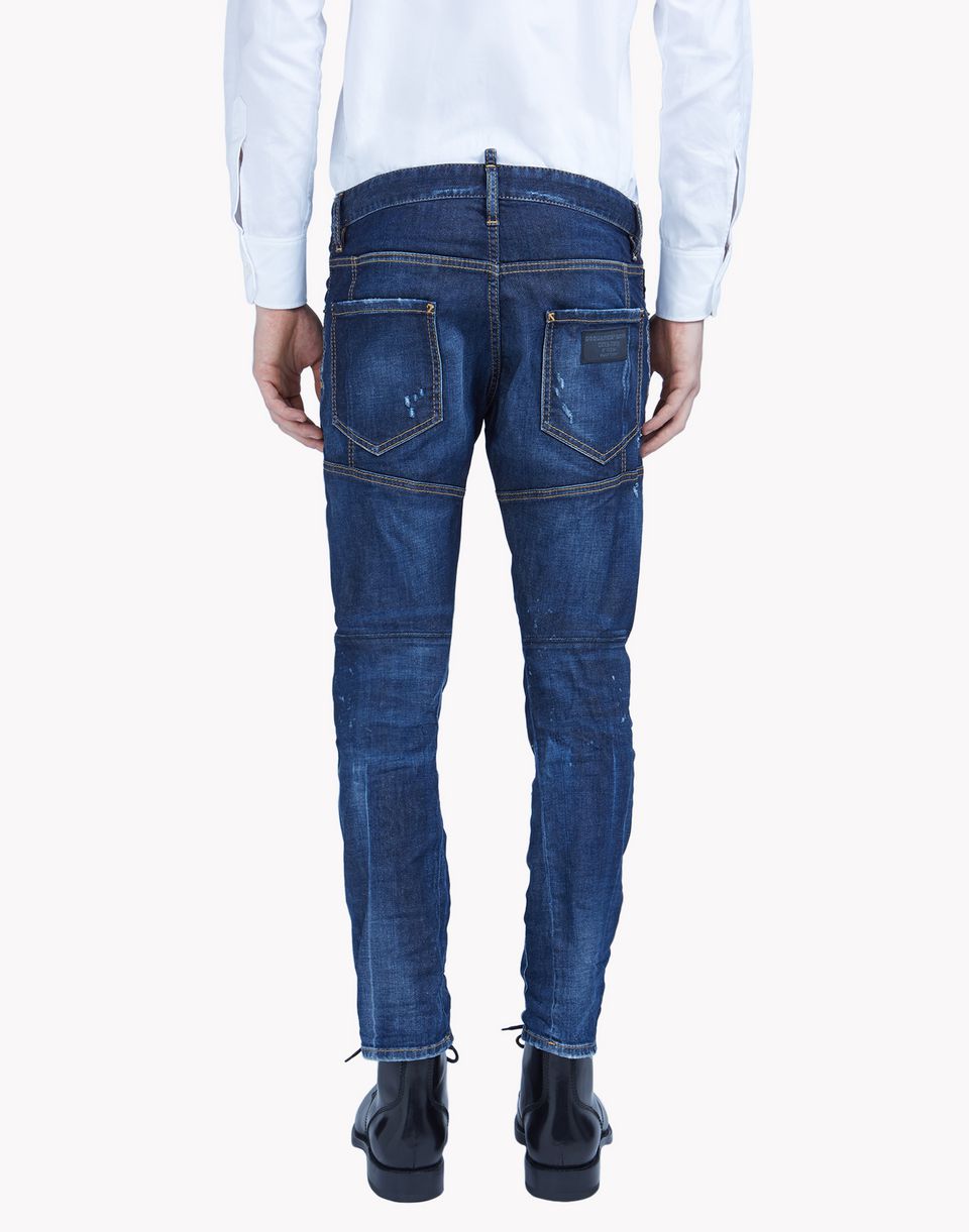 Dsquared2 Tidy Biker Jeans - 5 Pockets for Men | Official Store