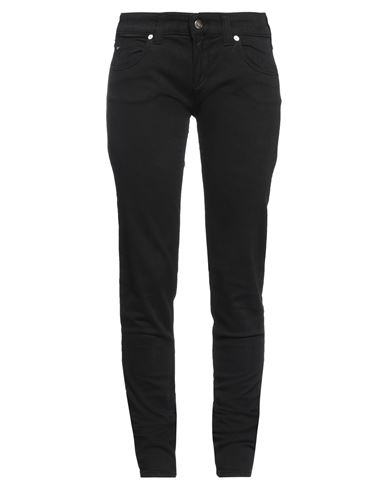 Armani Jeans Woman Denim pants Black Size 31 Cotton, Elastane