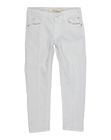 Siviglia Toddler Girl Jeans Light Grey Size 5 Cotton, Polyester, Elastane In Grey