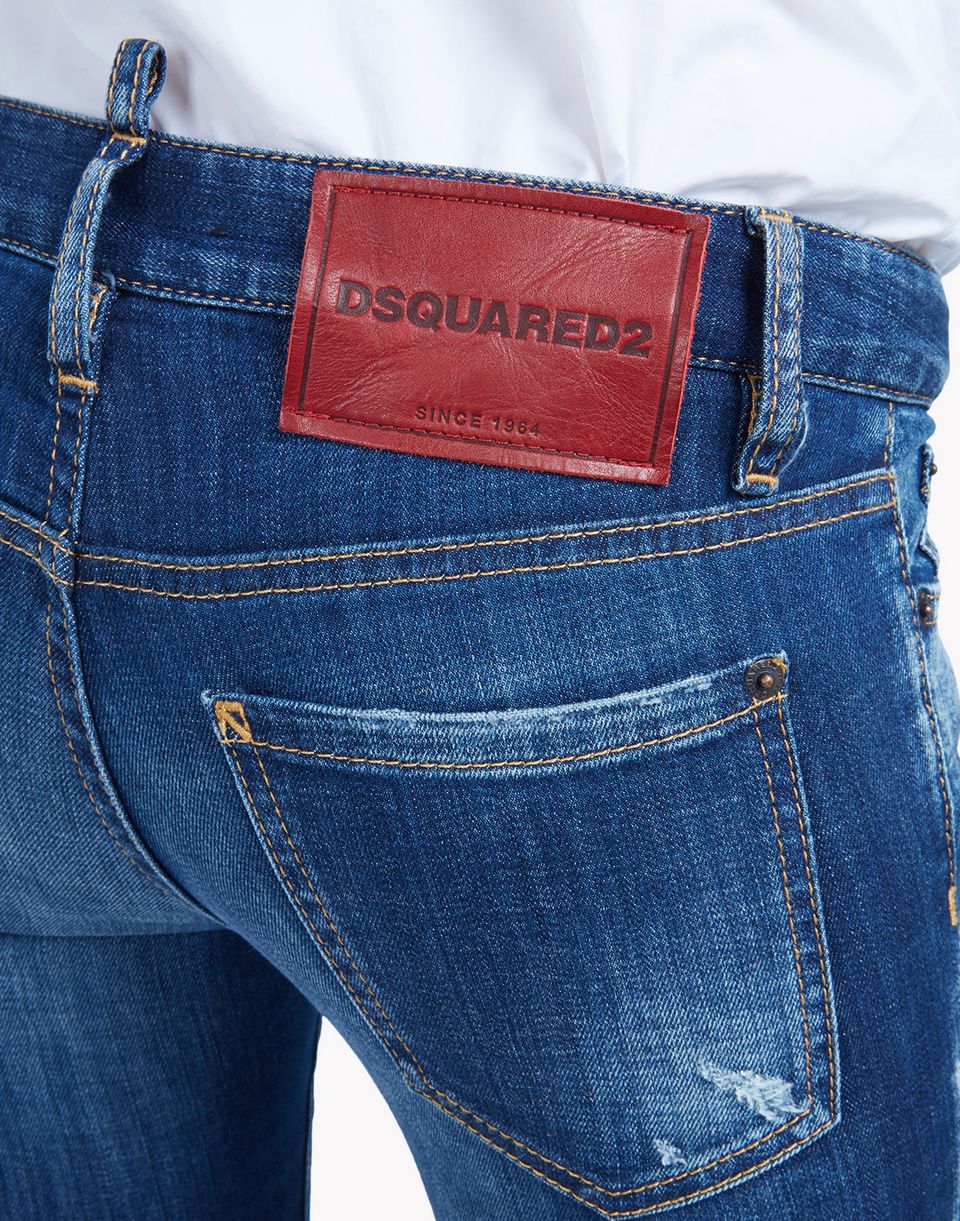 Dsquared2 Medium Waist Skinny Jeans - 5 Pockets for Women | Official Store