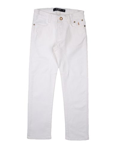 Shop Siviglia Toddler Girl Jeans White Size 5 Cotton, Elastane