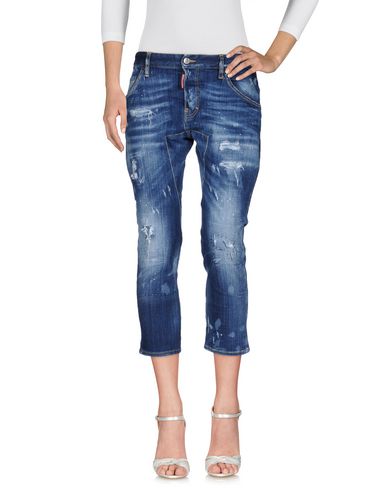 Woman Jeans Blue Size 10 Cotton, Elastane, Bovine leather