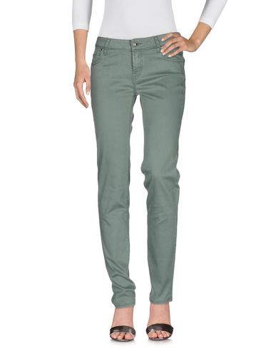 Jacob Cohёn Woman Denim Pants Green Size 27 Lyocell, Cotton, Elastane
