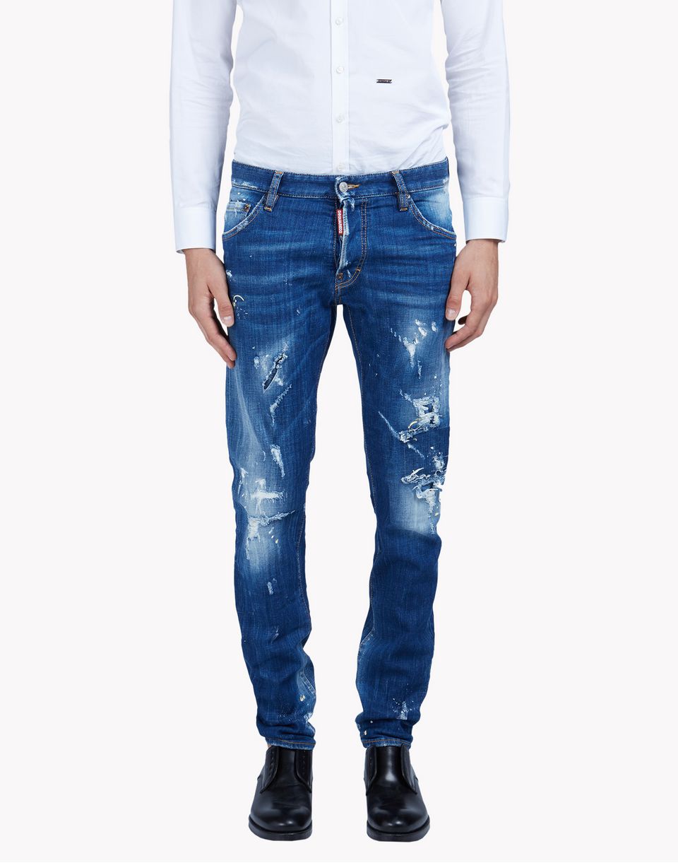 Dsquared2 Cool Guy Distressed Jeans, 5 Pockets Men - Dsquared2 Online Store