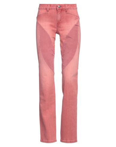 Woman Jeans Antique rose Size 25 Cotton, Elastane, Polyester, Polyurethane