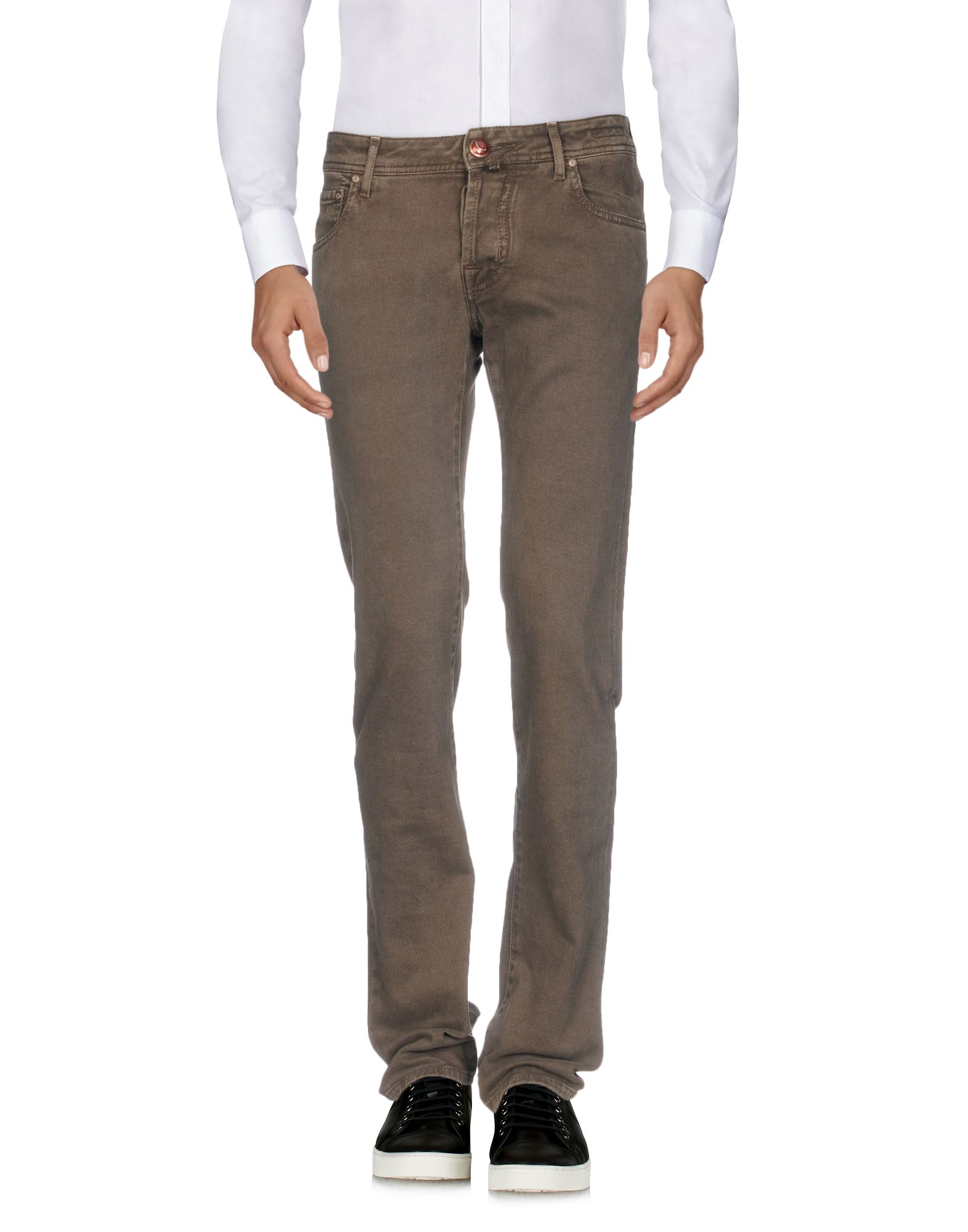 Shop Jacob Cohёn Pants In Lead