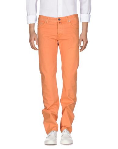 Jacob Cohёn Man Denim Pants Orange Size 33 Cotton, Elastane In Orange