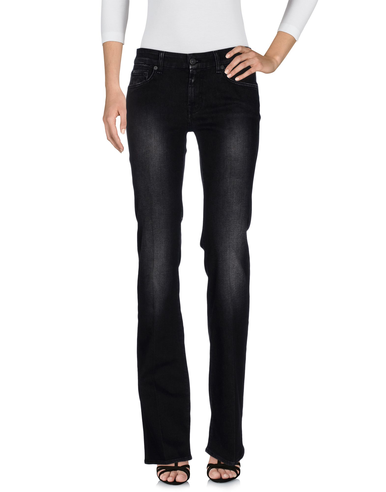 7 FOR ALL MANKIND Denim pants,42607213CF 5