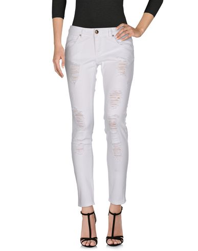 Woman Jeans White Size 29 Cotton, Elastane