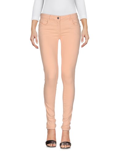Woman Jeans Khaki Size 2 Cotton, Elastane