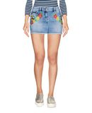 PHILIPP PLEIN Damen Jeansrock Farbe Blau Gre 4