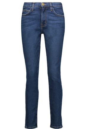 CURRENT/ELLIOTT The High Waist high-rise cropped skinny jeans