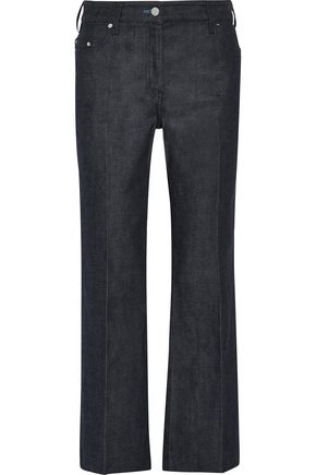 CALVIN KLEIN COLLECTION Cropped mid-rise flared jeans
