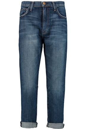CURRENT/ELLIOTT The Slouchy mid-rise straight-leg jeans