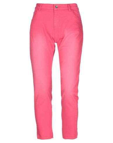 !m?erfect Woman Jeans Fuchsia Size 28 Cotton, Elastane In Pink