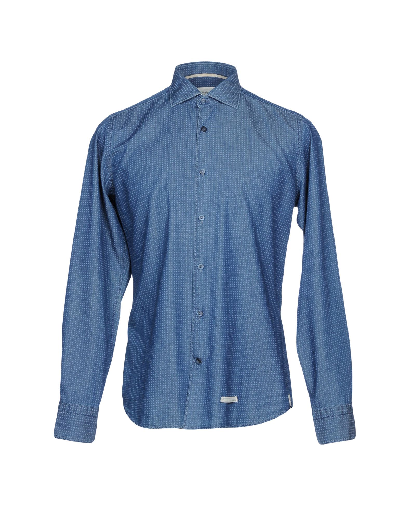 《送料無料》TINTORIA MATTEI 954 メンズ デニムシャツ ブルー 40 コットン 100%